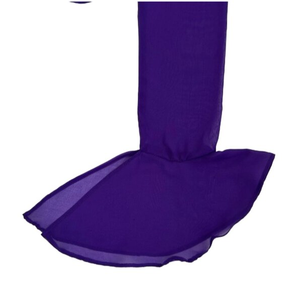 NWT Peppermayo My Favourite Part Blouse Purple Long Sleeve Ruffle Tie Top S - Picture 7 of 12